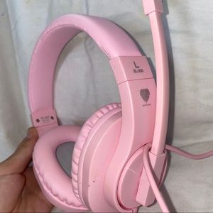 Light Pink Gaming Headset